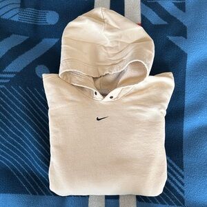 Nike Beige Men's Hoodie Sweater